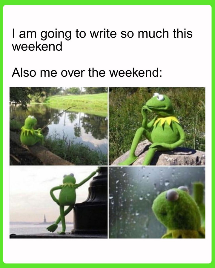 Writing sprints next week