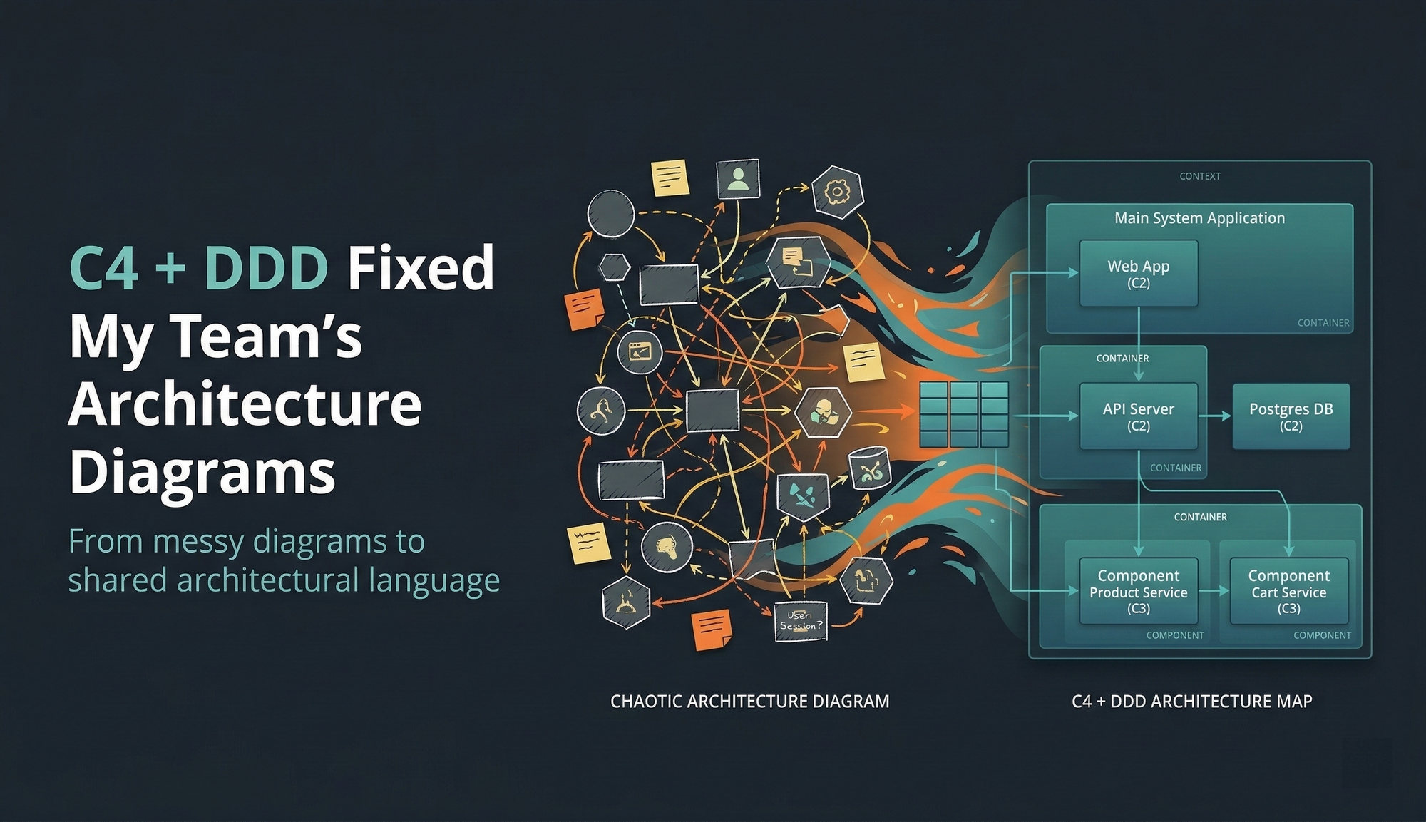 How C4 Model + DDD Fixed My Team's Architecture Diagrams