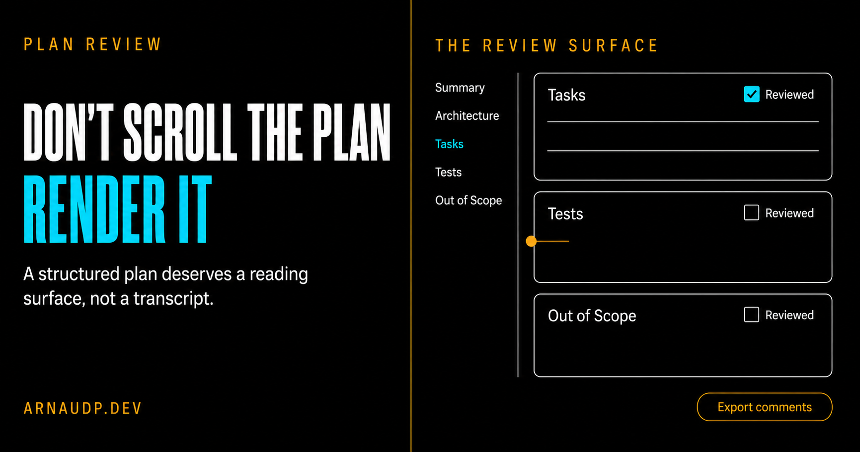 Rendering Agent Plans Into Something I Can Actually Review