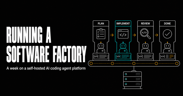 Running a Software Factory on a Self-Hosted AI Coding Agent Platform