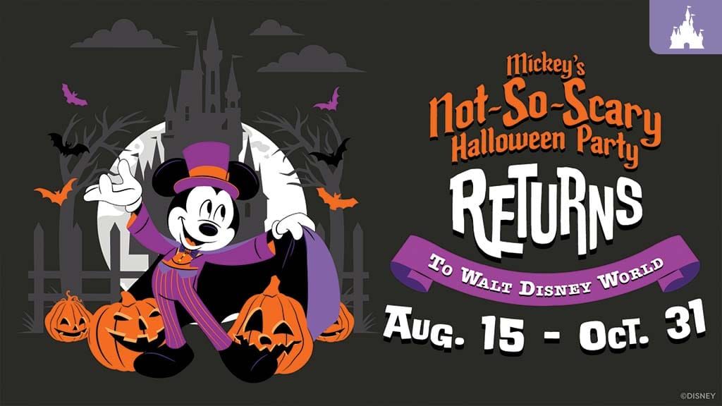 Tickets for Mickey's Not So Scary Halloween Party out now for Disney resort guests!