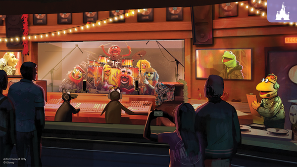 The Electric Mayhem Arrives at Rock ‘n’ Roller Coaster Starring The Muppets