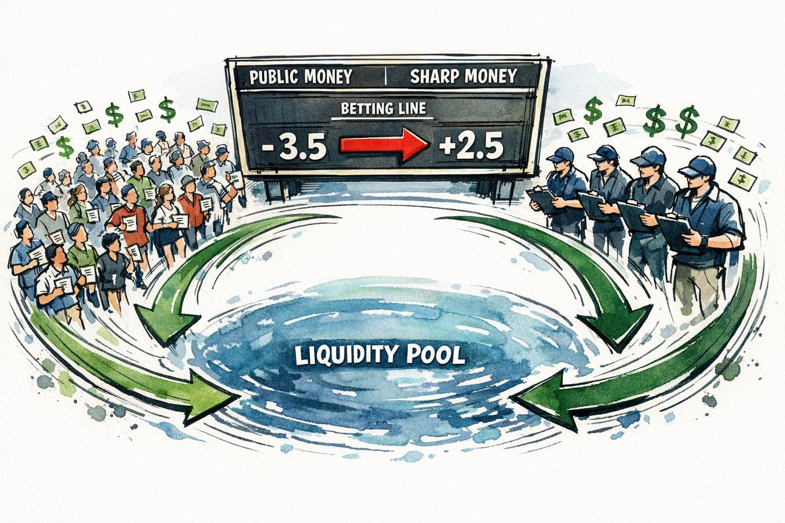 Sharp Money vs. Public Money: Liquidity Impact