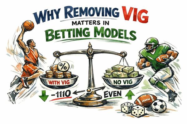 Why Removing Vig Matters in Betting Models