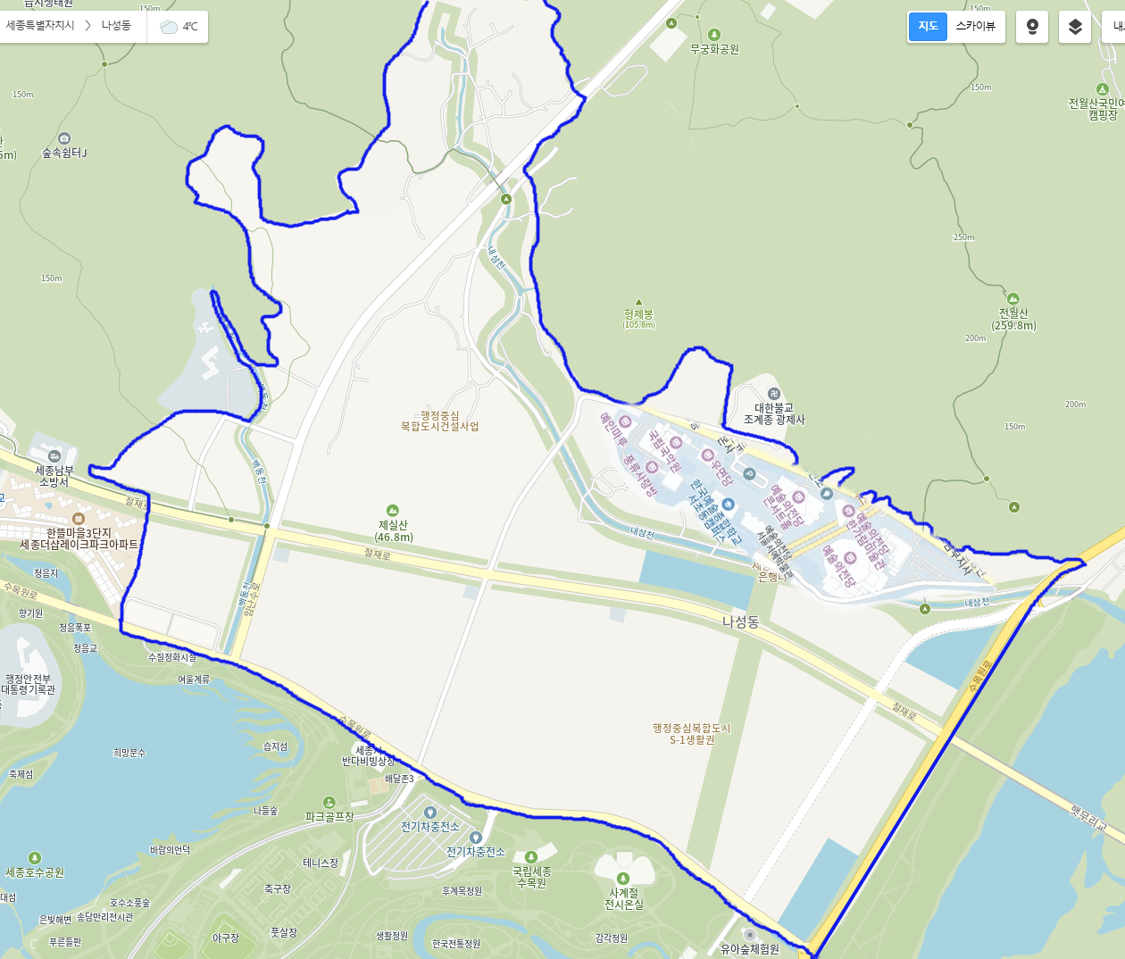 국가상징구역에 예술 전시 공간이 들어온다면 여기 아닐까...
