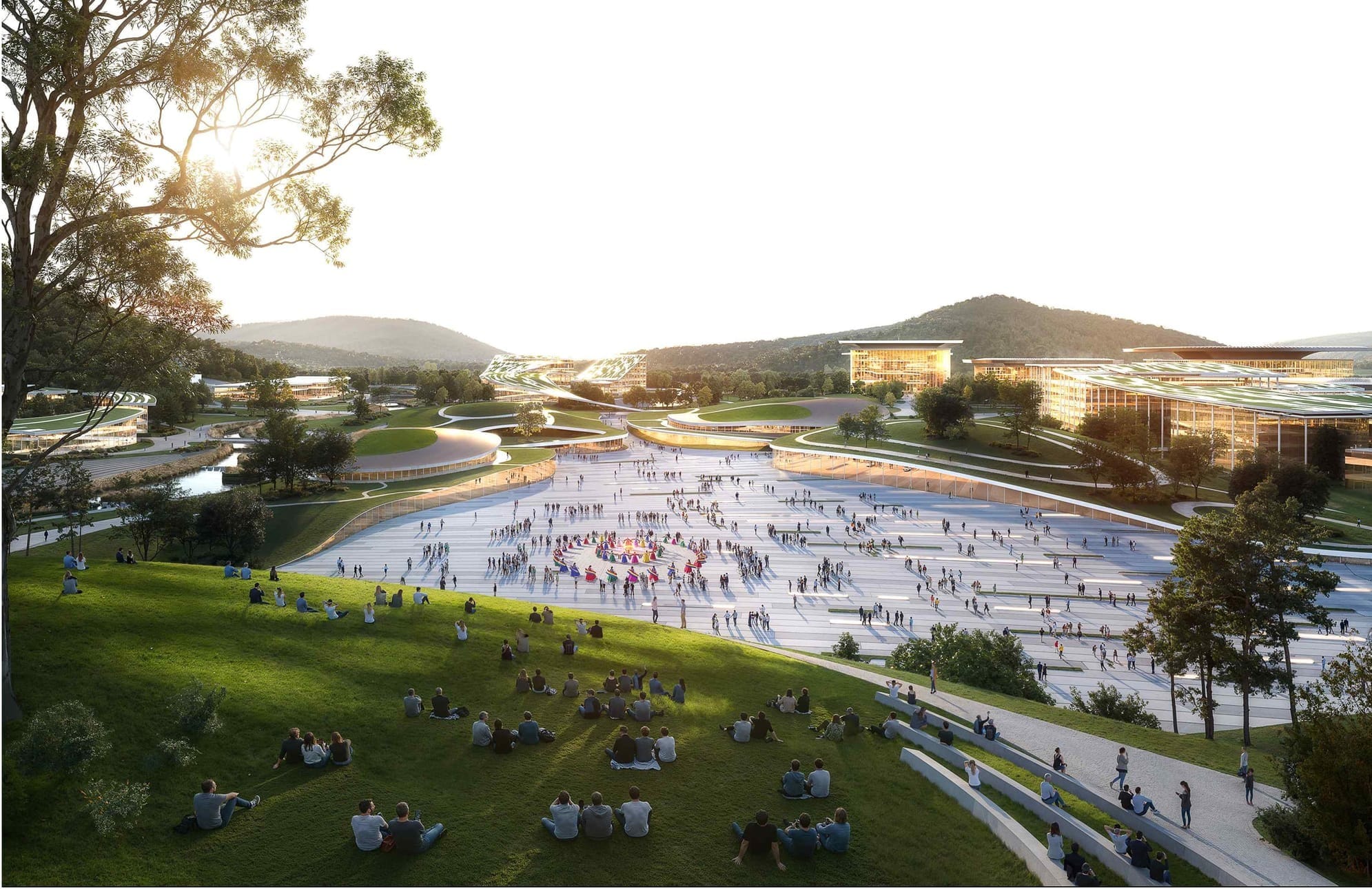 10년 후의 국가상징구역 시민 공간