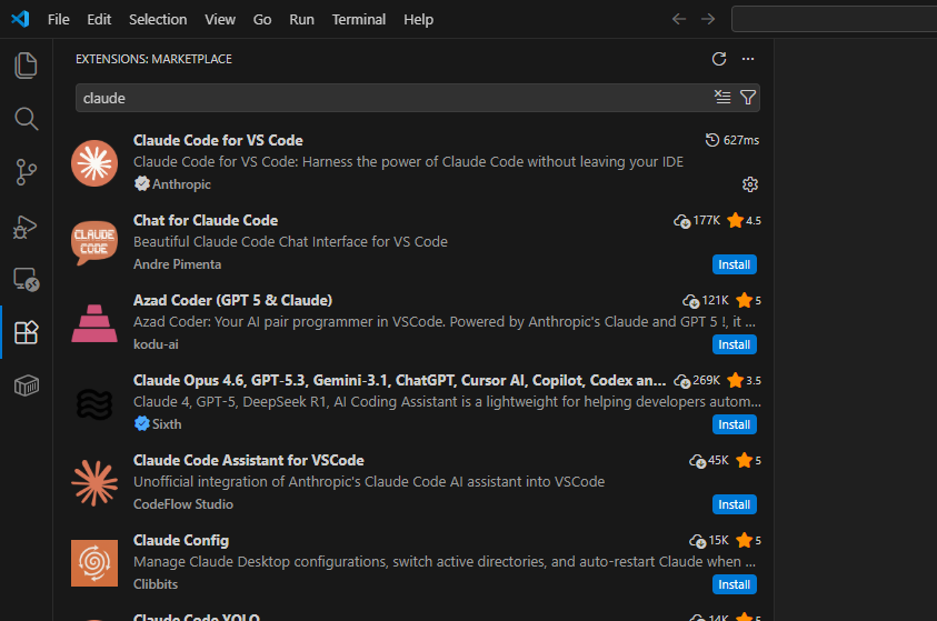 클로드는 VS Code의 확장기능을 통해 코드에 접근한다