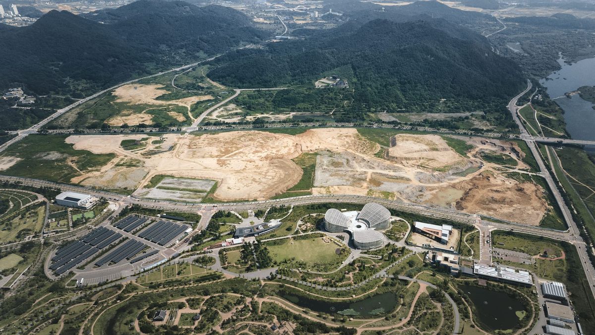 세종 국가상징구역 예정지 일대 (사진출처 : 행정중심복합도시 마스터플랜 공모 홈페이지)