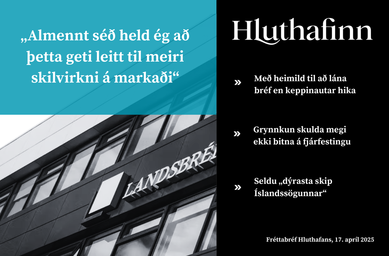 Landsbréf riðu á vaðið með verðbréfalán