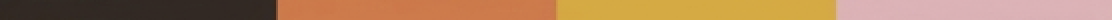 Multi colored spacer bar