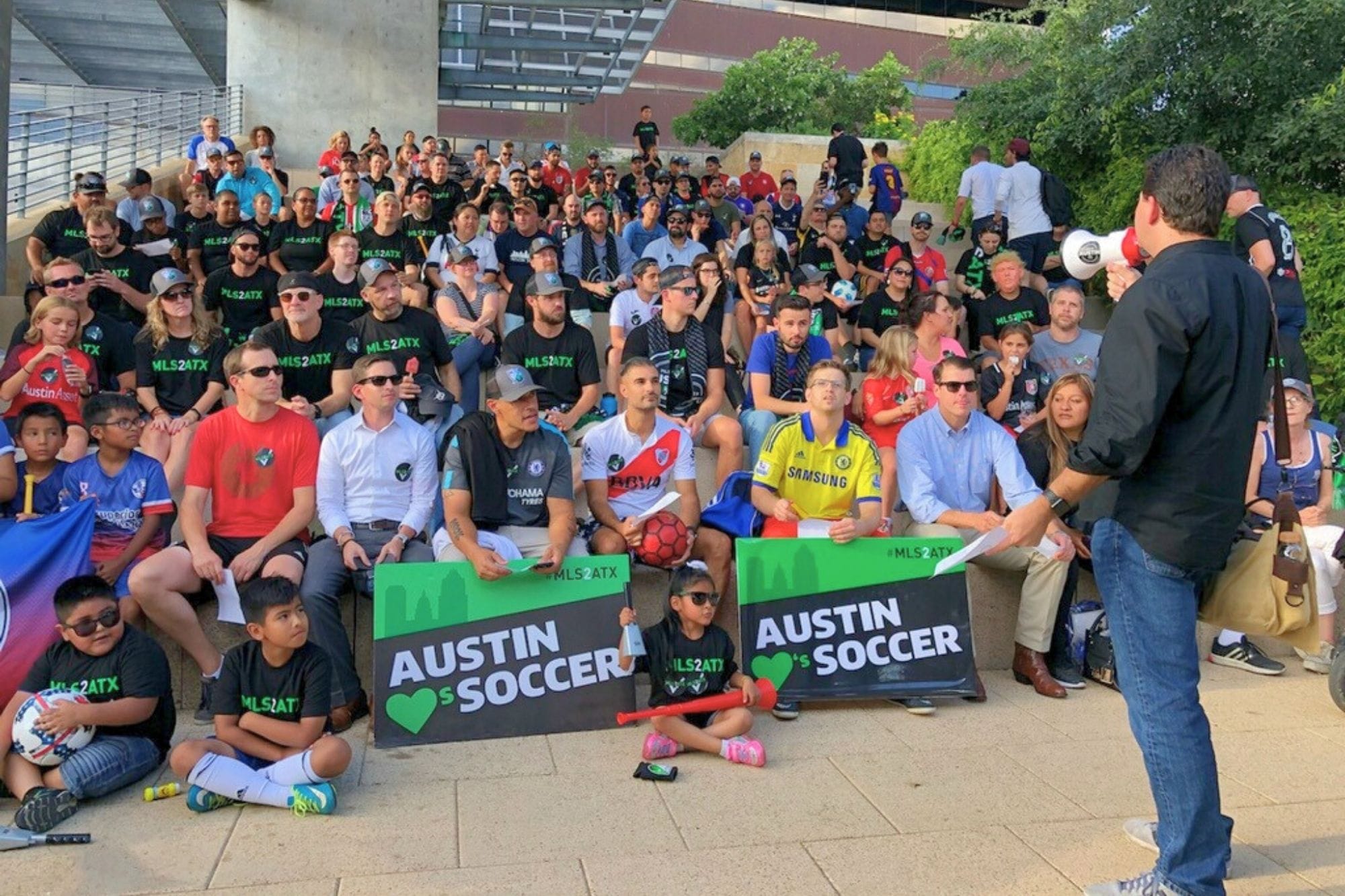 Austin Anthem meets to advocate for Major League Soccer in Austin.