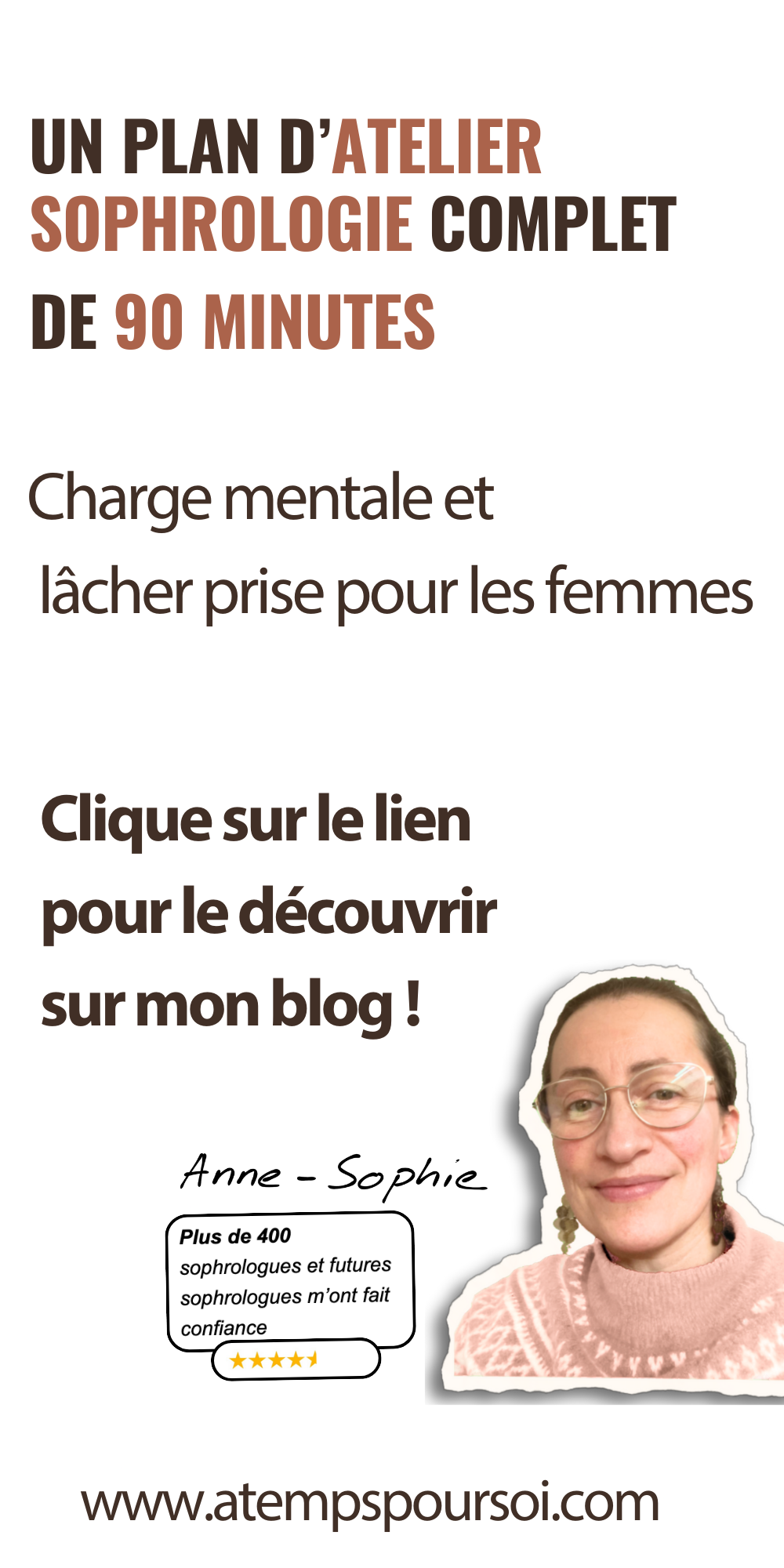 une épingle pinterest "Charge mentale et lâcher prise pour les femmes"
