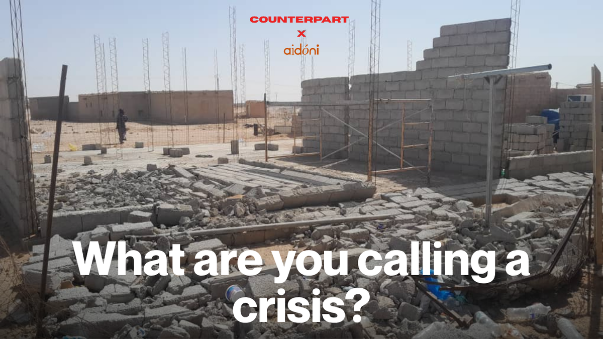 What are you calling a crisis?