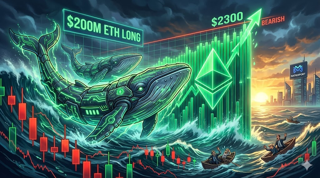 The $200 Million Counter-Trend Bet: Why Matrixport-Linked Whales Are Aggressively Longing ETH at $2,300