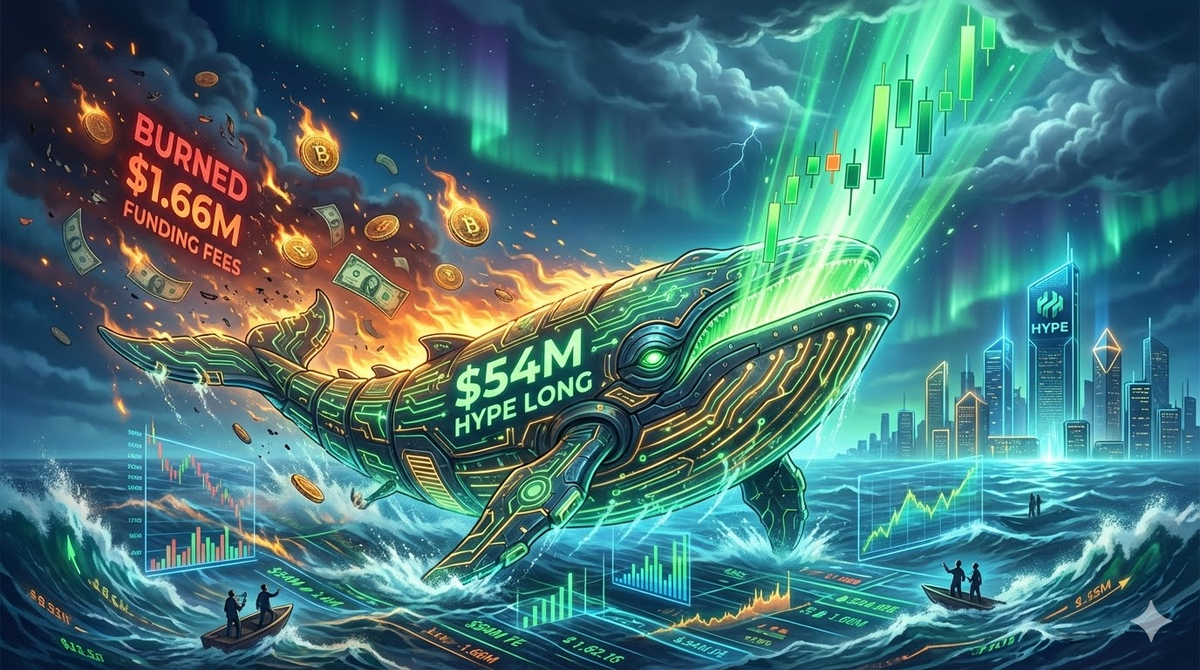 Burning $1.66M in Funding Fees: Inside the $54M HYPE Whale's Epic Long Position