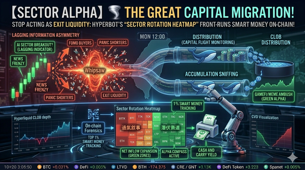 🌪️ The Great Capital Migration! Stop Acting as Exit Liquidity: Hyperbot's "Sector Rotation Heatmap" Front-runs Smart Money On-Chain!