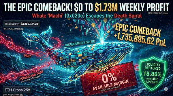 An Epic Comeback! From the Abyss to a $1.73M Profit. Deconstructing Machi's $18.5M ETH Long