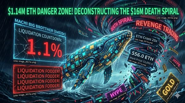 The $16M Death Spiral! Deconstructing Machi Big Brother's $1.14M ETH "Revenge Trade"