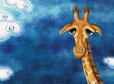 Image of: The Saddest Giraffe