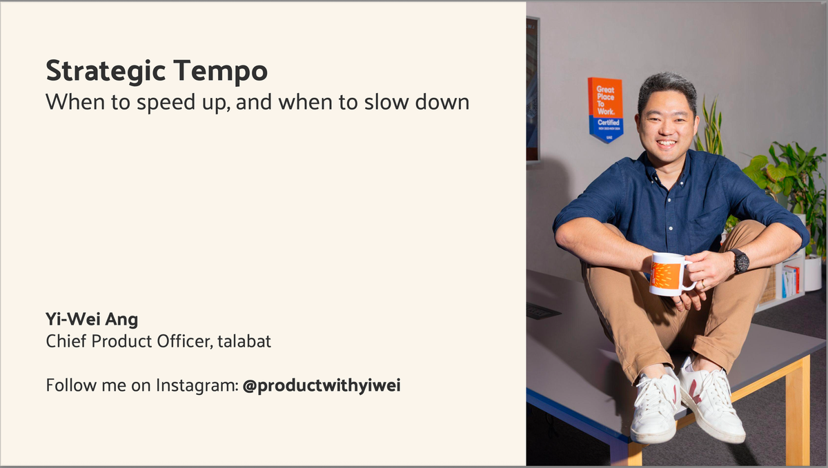 Strategic Tempo | Product at Heart 2025