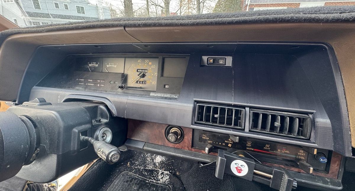 3D Printed TE72 Gauge Cluster Bezels