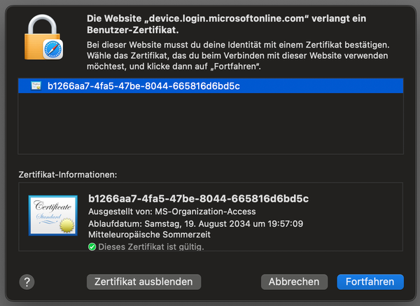 Citrix Workspace app for Mac: Conditional Access with Entra ID, based on device compliance