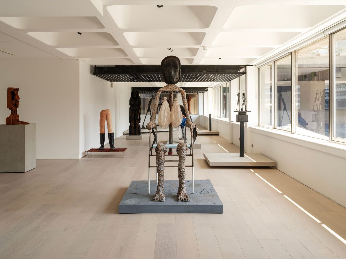 Huma Bhabha and Alberto Giacometti at the Barbican Centre