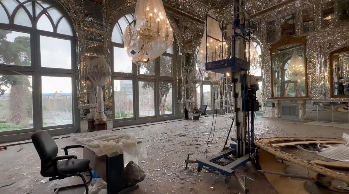 Tehran’s UNESCO-Listed Golestan Palace Damaged by US-Israeli Strikes
