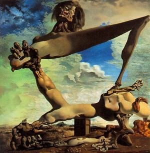 Soft Construction with Boiled Beans (Premonition of Civil War) by Salvador Dali Soft Construction with Boiled Beans (Premonition of Civil War) by Salvador Dali