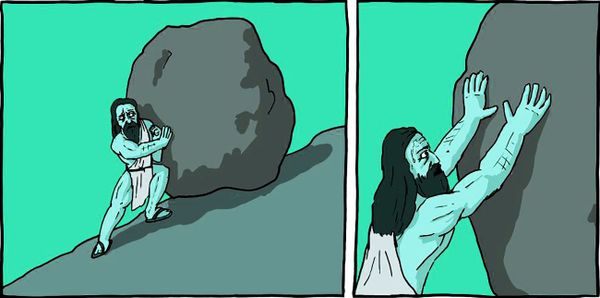 21st-Century Sisyphus: Brilliant Comic Asks if Your Life is Meaningless