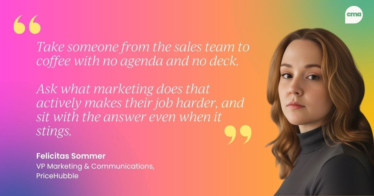 A marketing leader's guide to working with sales