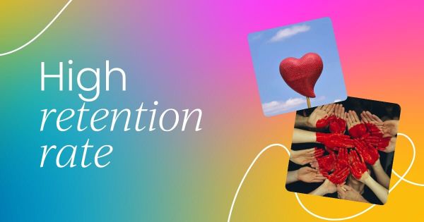 What it means to have a high  customer retention rate