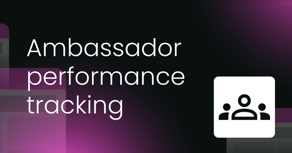 Brand ambassador  performance tracking template