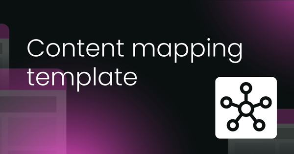 Content mapping template