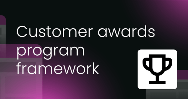 A customer awards  program framework
