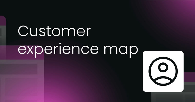 Customer experience map