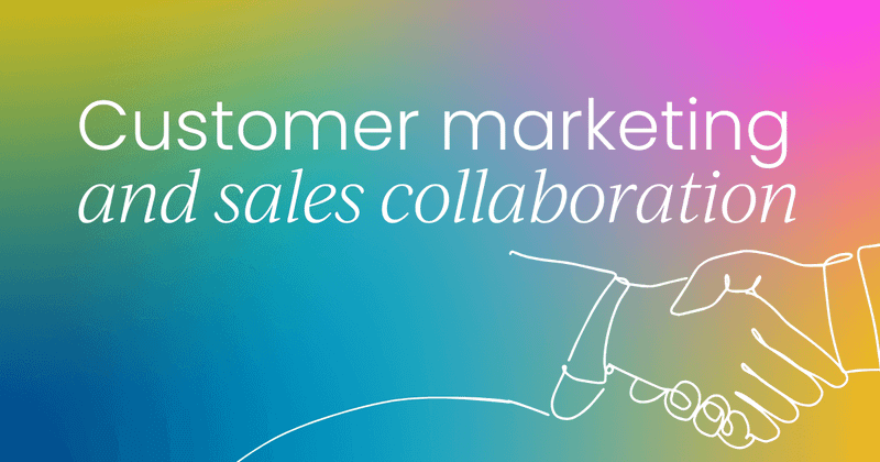Using AI to bridge gaps in customer marketing  and sales collaboration