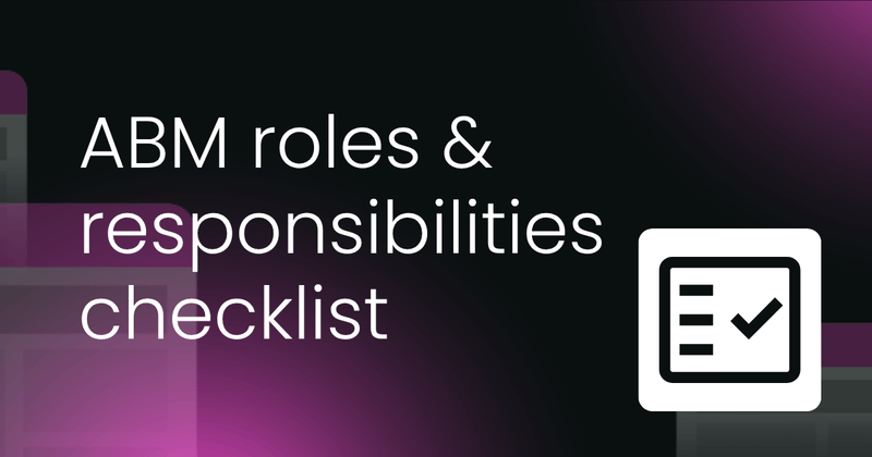 ABM roles & responsibilities  monthly checklist
