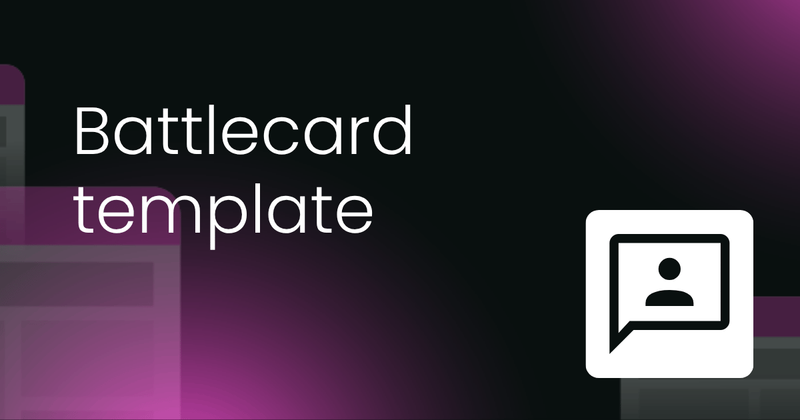 Battlecard template