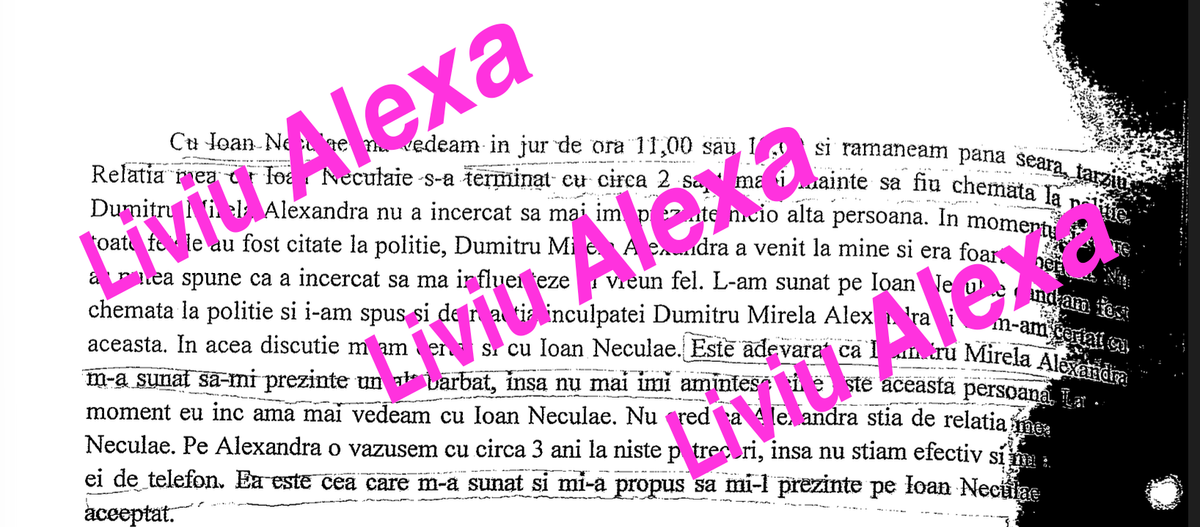 Opus nr. 570 - Nu una, ci PATRU exclusivități: declarația de martor a Rominei Gingașu, stenograme CNA din 2010 despre un filmuleț porno cu ea, analiza grafologică a semnăturii + profilul ei psihologic