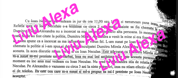 Opus nr. 570 - Nu una, ci PATRU exclusivități: declarația de martor a Rominei Gingașu, stenograme CNA din 2010 despre un filmuleț porno cu ea, analiza grafologică a semnăturii + profilul ei psihologic