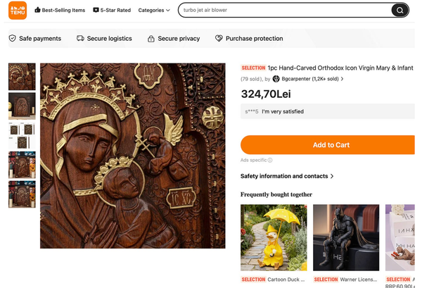 Opus nr. 655 - Românii au corupt pânǎ şi Sfântul Athos! 140 000 de euro negri pe zi, rahaturi de pe Temu care se vând drept "sfinte"! Nu nepalezii i-au scos pe români de pe Glovo, ci patronii români!