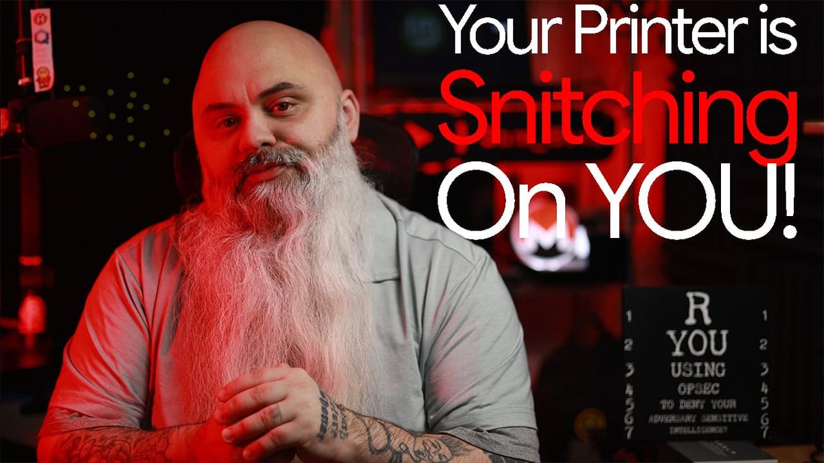 Your Printer is Snitching On YOU!