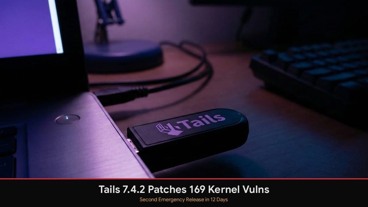 Tails 7.4.2 Patches 169 Kernel Vulnerabilities