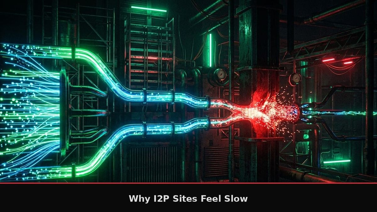 Why I2P Sites Load So Slowly