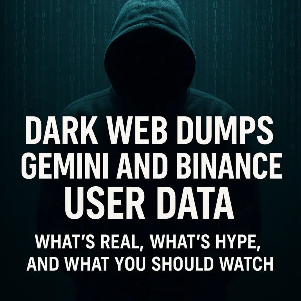 Dark Web Dumps Gemini and Binance User Data: What’s Real, What’s Hype, and What You Should Watch