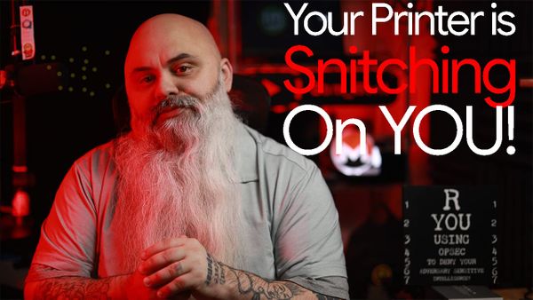 Your Printer is Snitching On YOU!