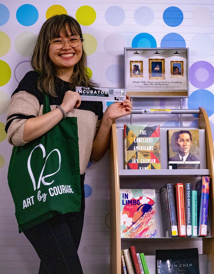 Falls Church Graphic Artist’s First Show Through Public Library Incubator Program