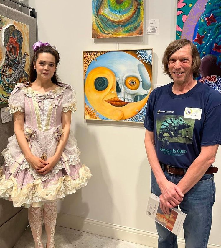 Falls Church Arts: Dave Curtis’s ‘Tao Emoji’ Wins Juror’s Choice Award in ‘Faces & Figures’ Show