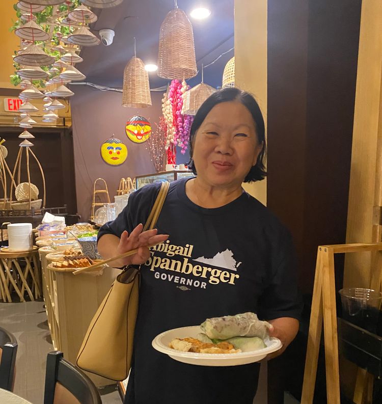 Giao Nguyen Speaks Up During Spanberger Visit to Eden Center